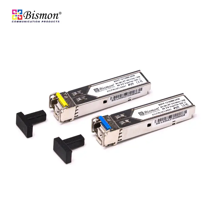 SFP transceiver module BIDI 1.25GB SM 3km 1310/1550nm-1550/1310nm wavelength (Pair)